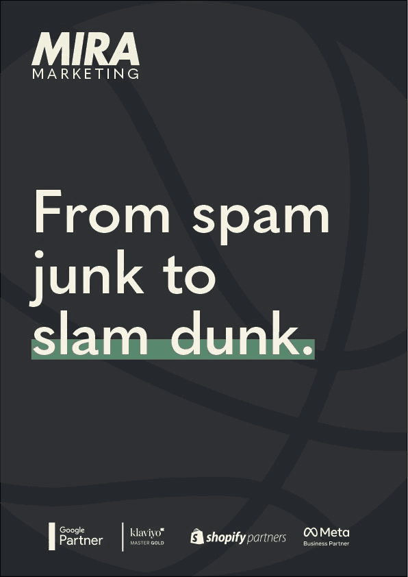 From spam junk to slam dunk.