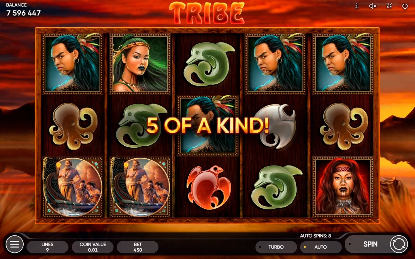 Tribe - capture officielle Endorphina