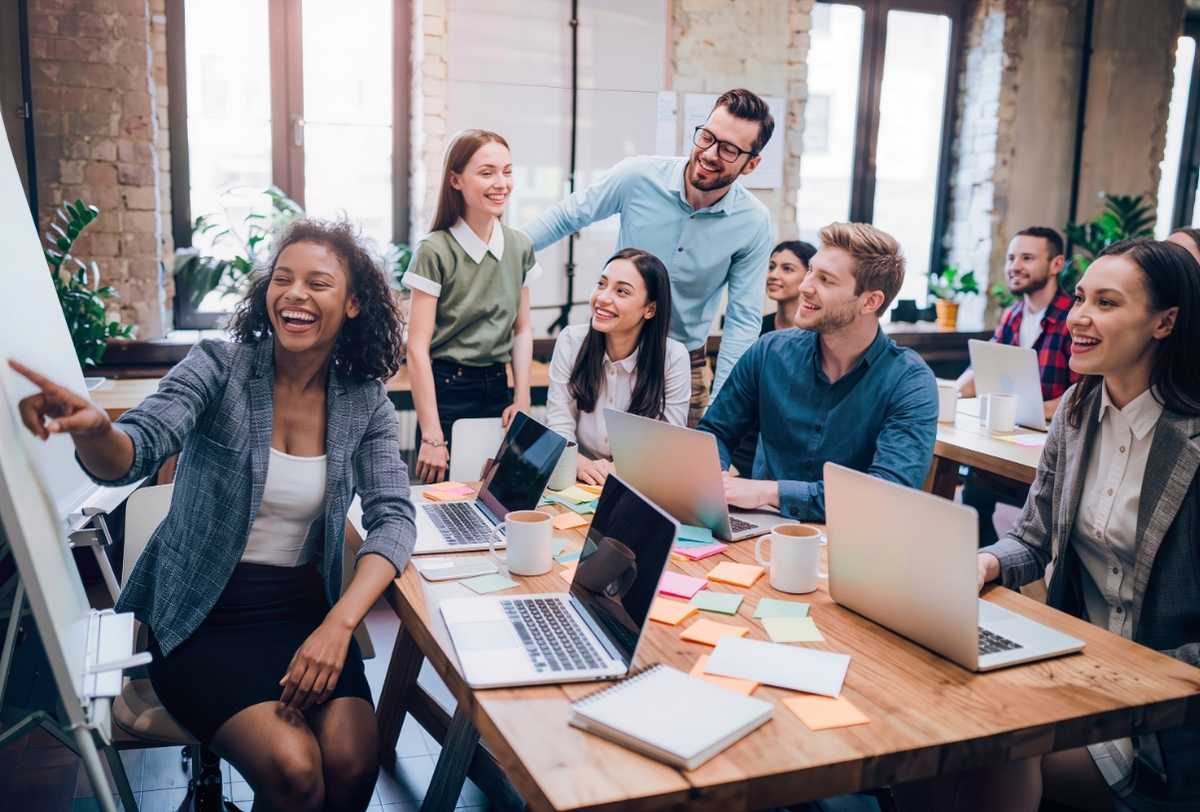 People working collaborative