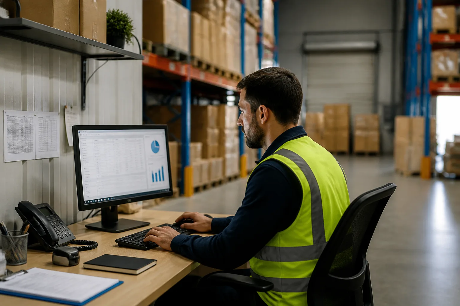 Operating From a Warehouse Instead of an Office in a Free Zone beside a workspace