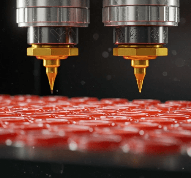 white plastic chair on white table