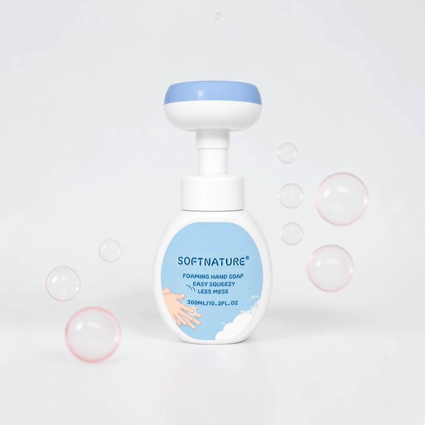 Custom packaging hand wash for retail chains