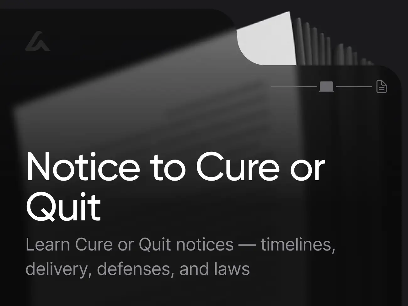 Notice to Cure or Quit