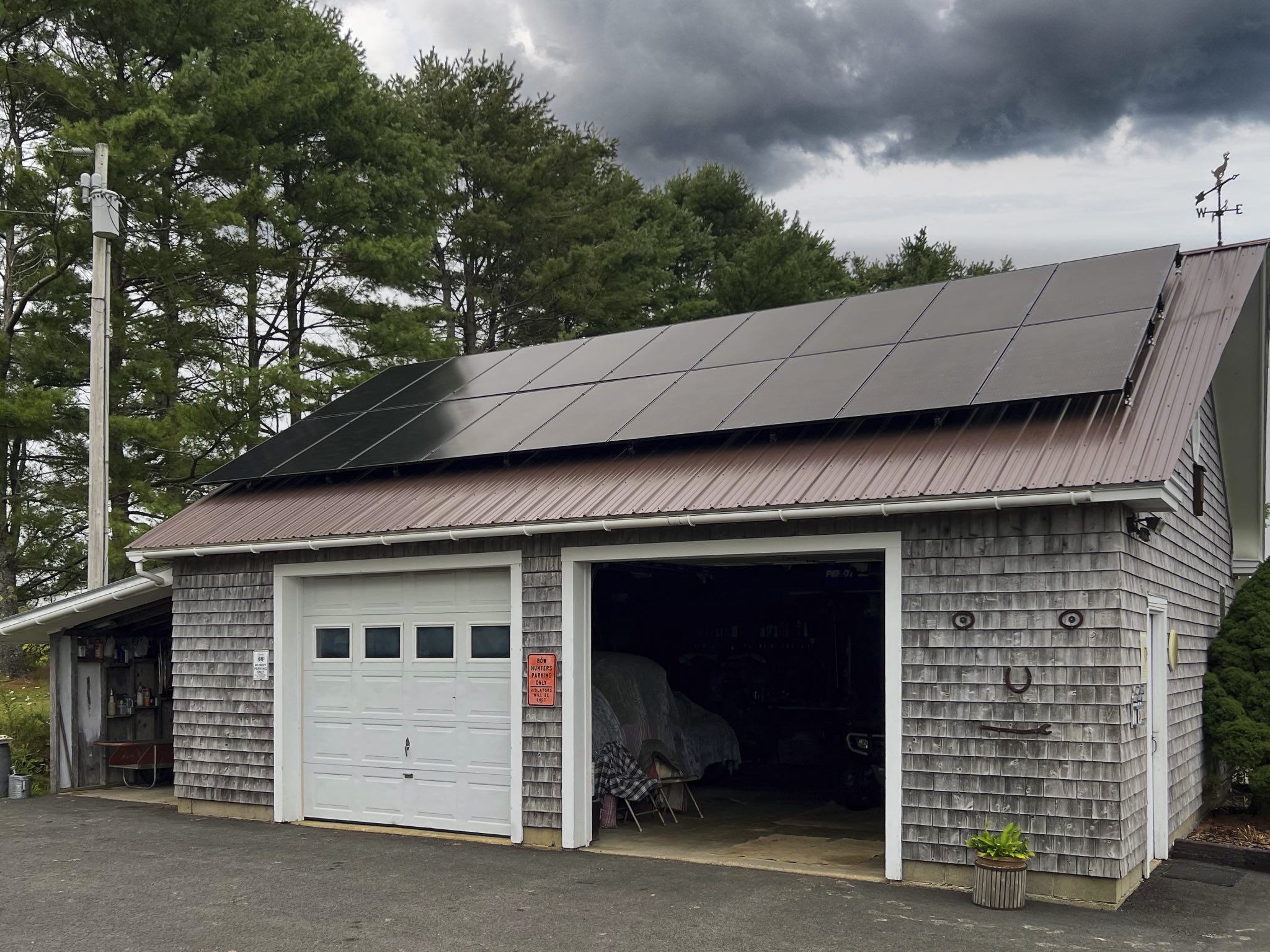 maine 7.6 kW solar array