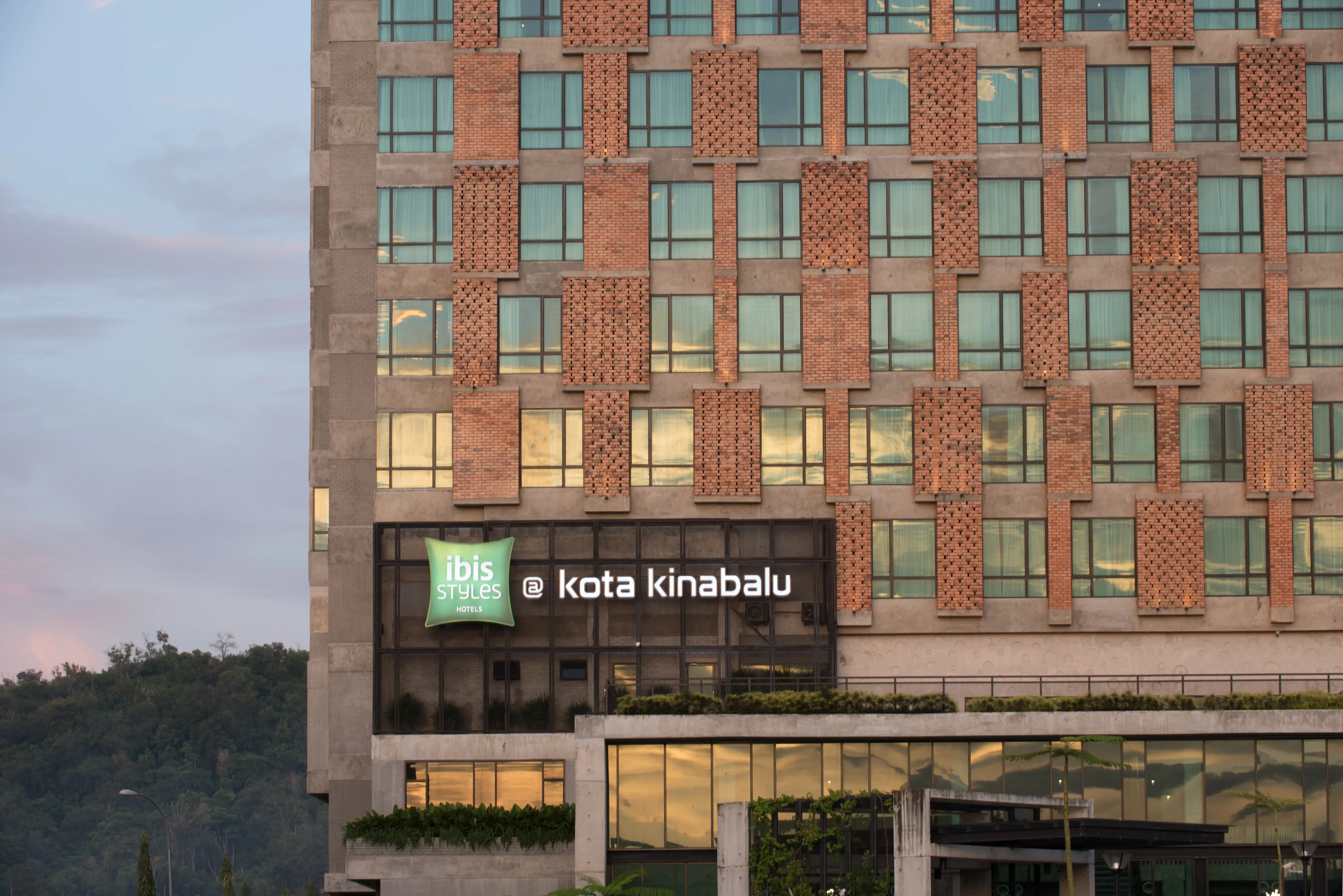 Exterior view of Ibis Style Hotel project by Asima Architects