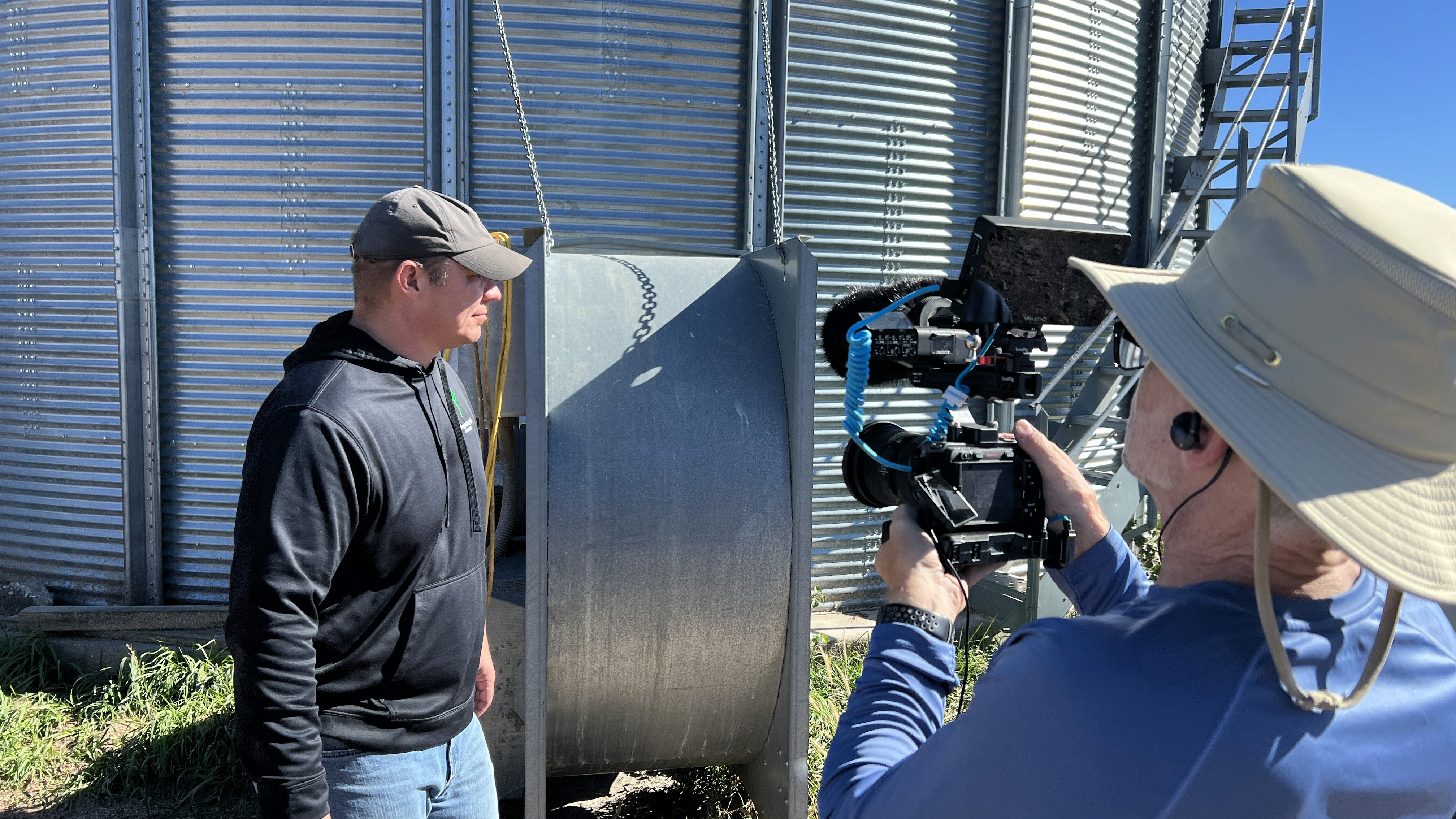 Agriculture influencer marketing partnership between a farm content creator and an ag brand