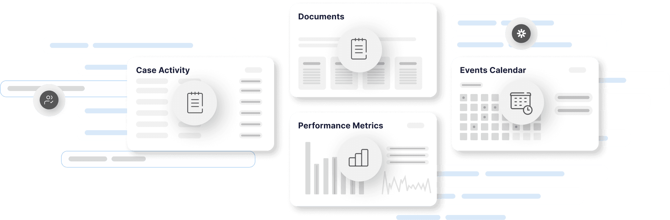 ERE dashboard for viewing cases