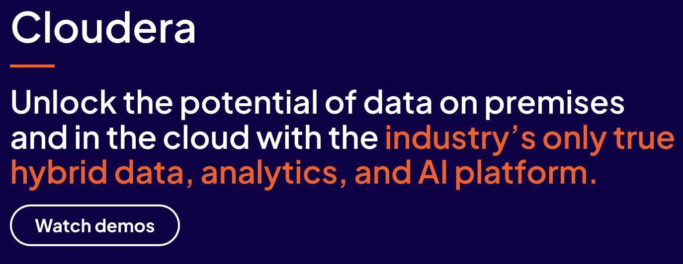 Marketing Spotlight: Cloudera Marketing Strategy Brand Promise Analysis