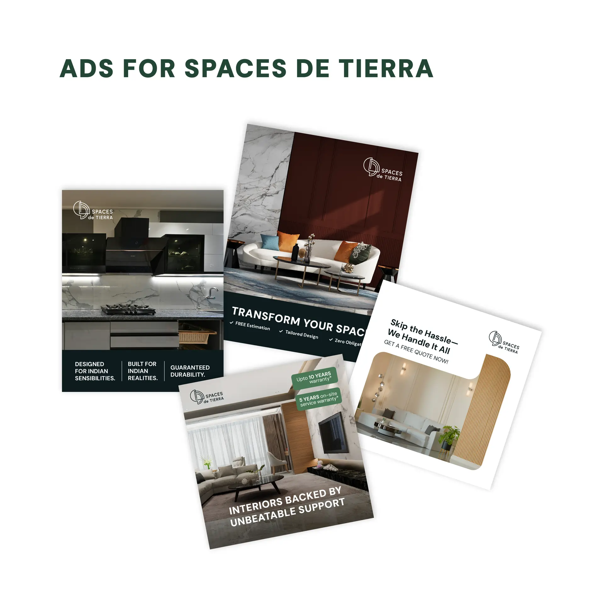 Ads for Spaces de Tierra
