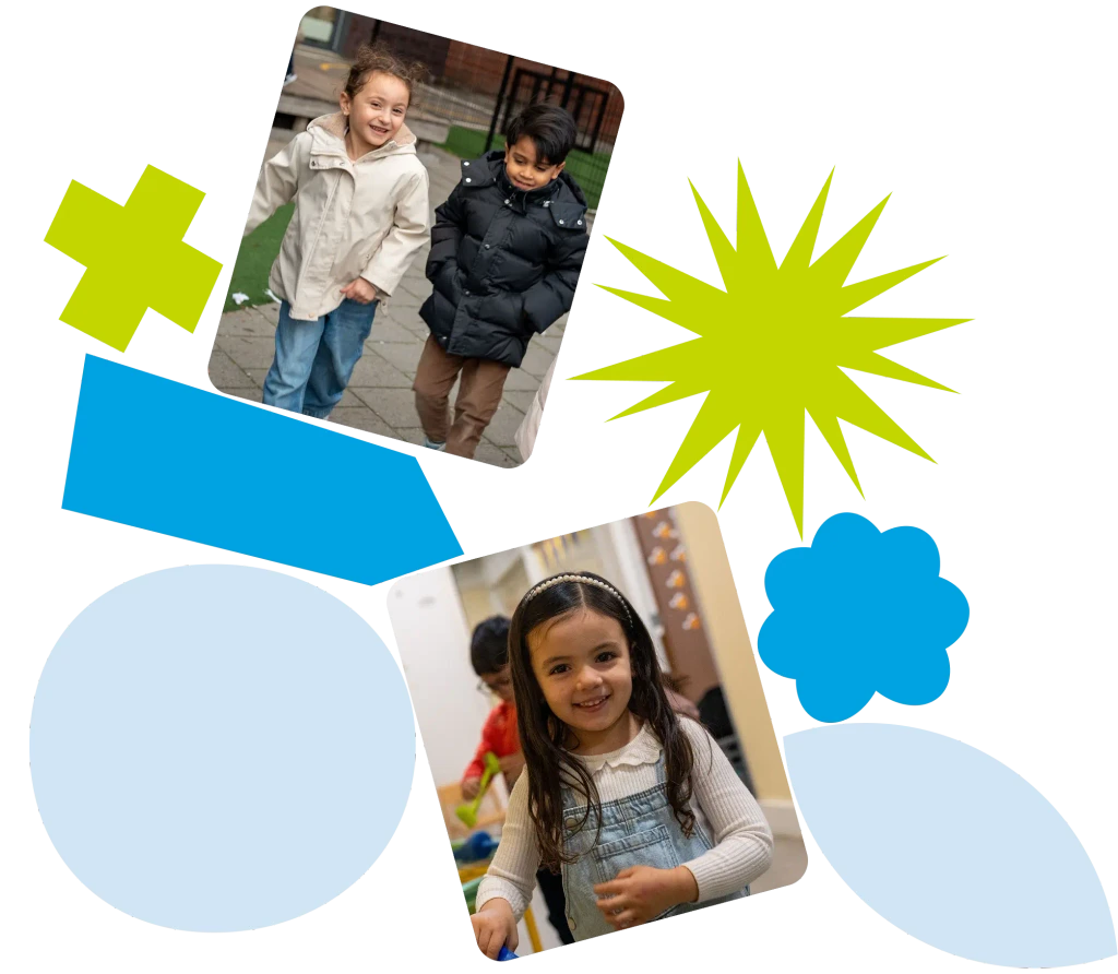 Hero afbeelding al qoeba, spelende kinderen