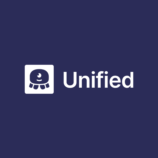 Unified.to logo on a purple background.