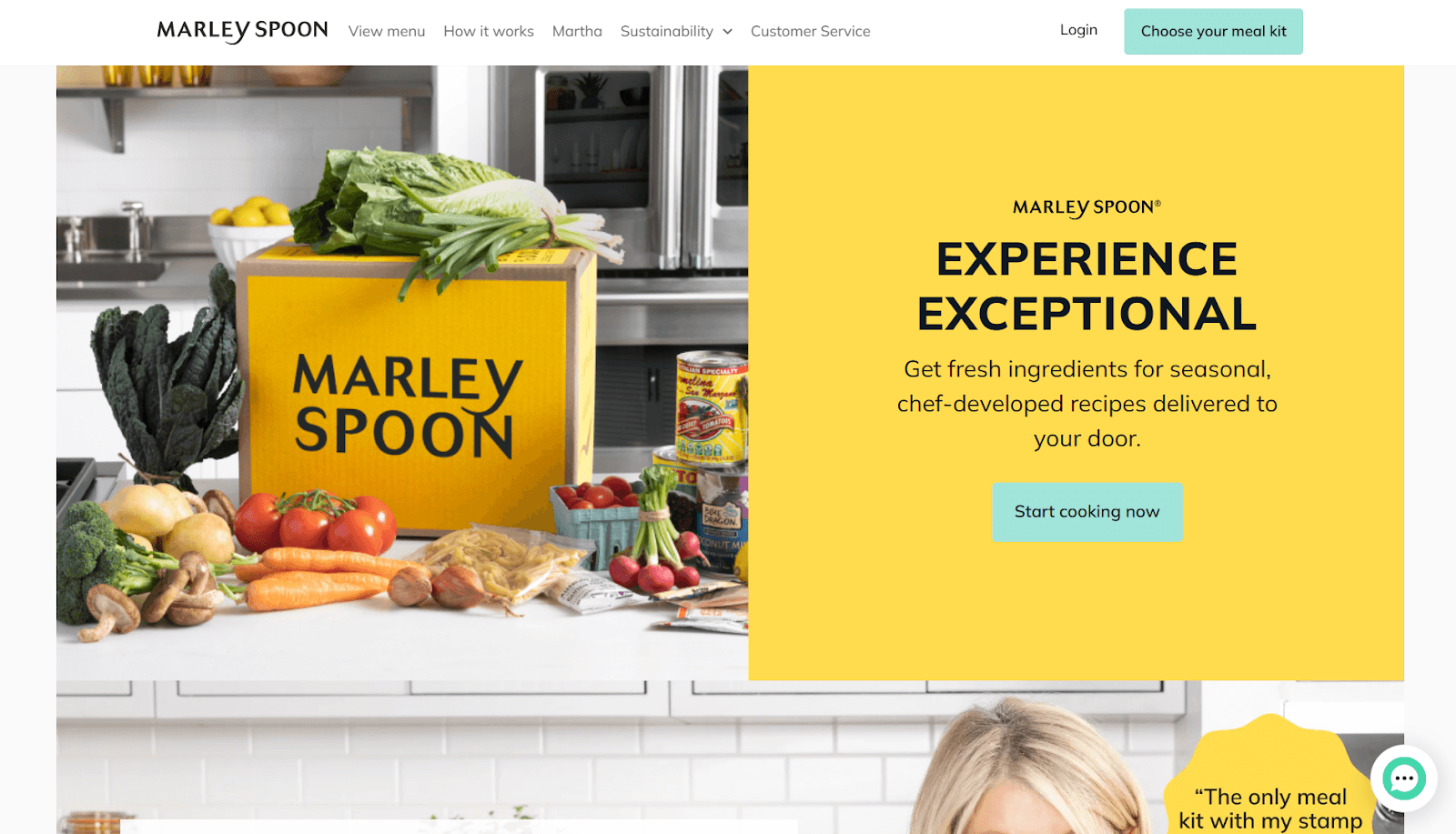  Marley Spoon Homepage