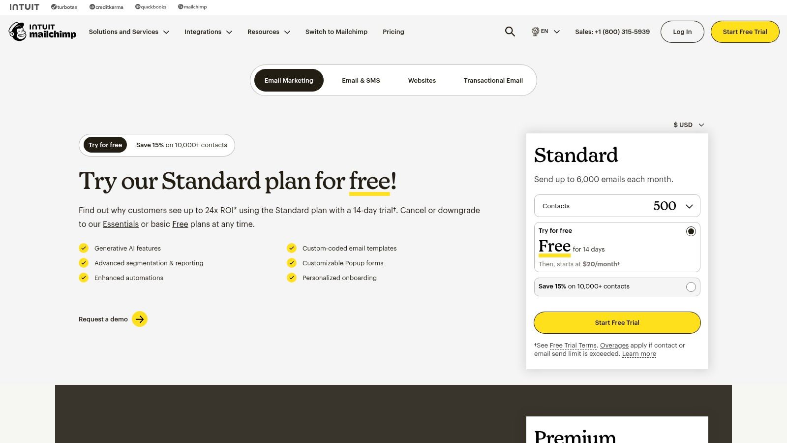 Intuit Mailchimp (Marketing Platform)