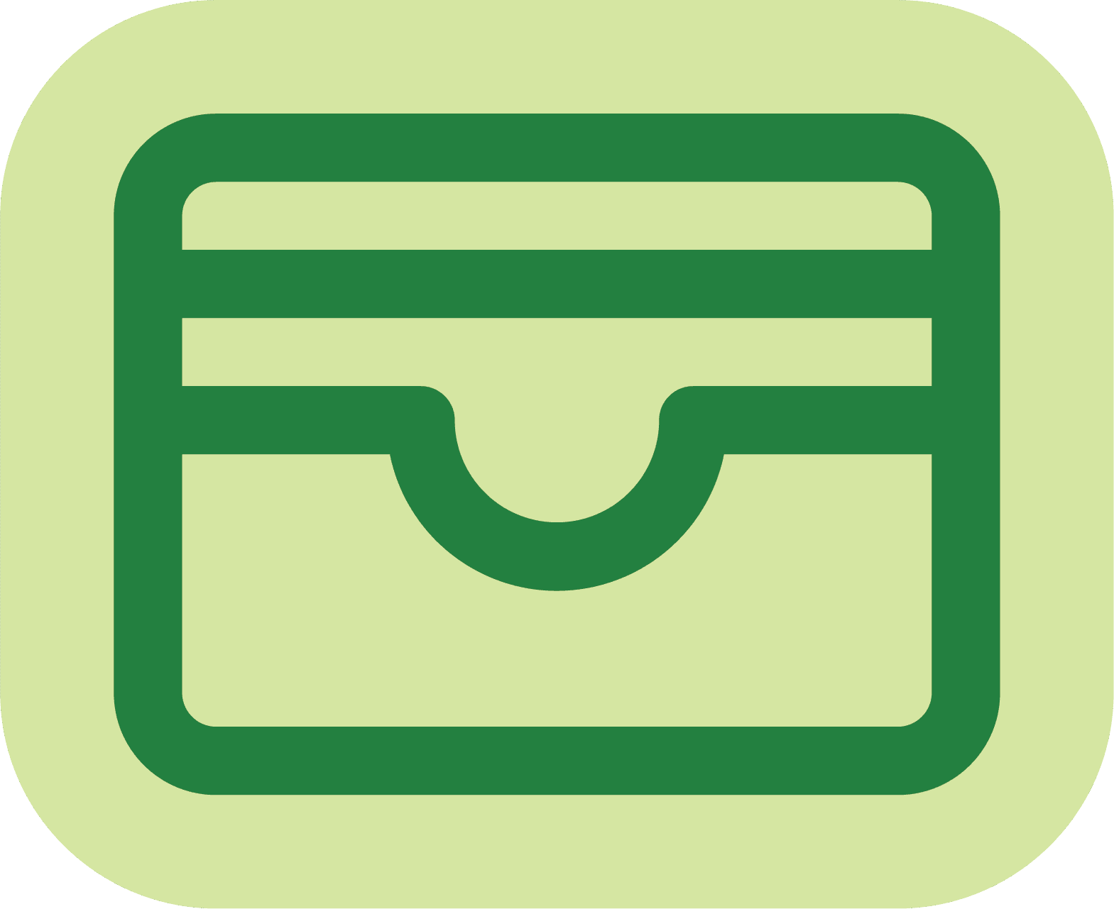 Wallet icon representing custom print and design by Bendigo Graphics