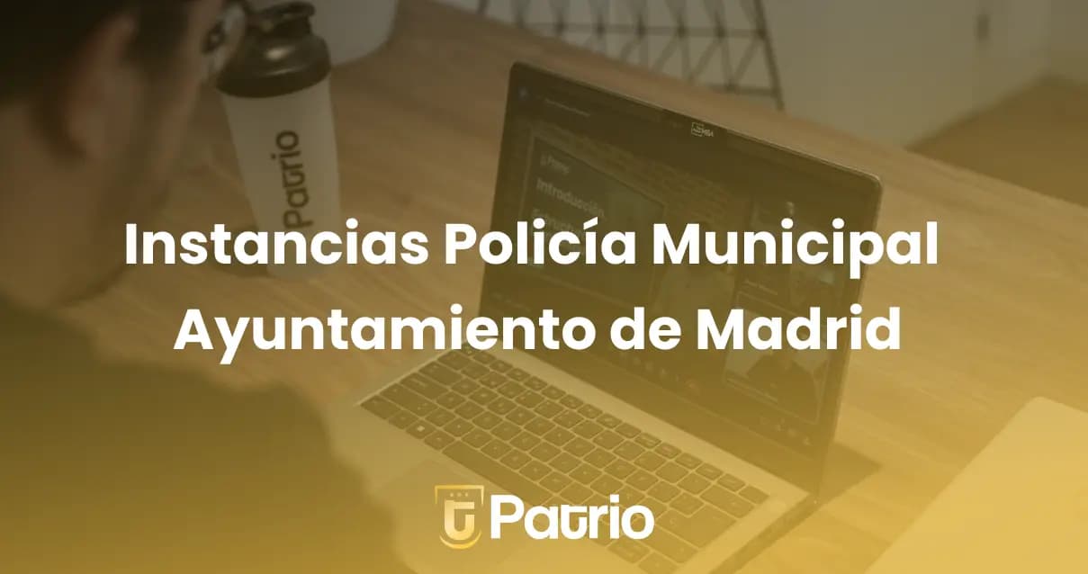 Instancias policia municiapal Madrid
