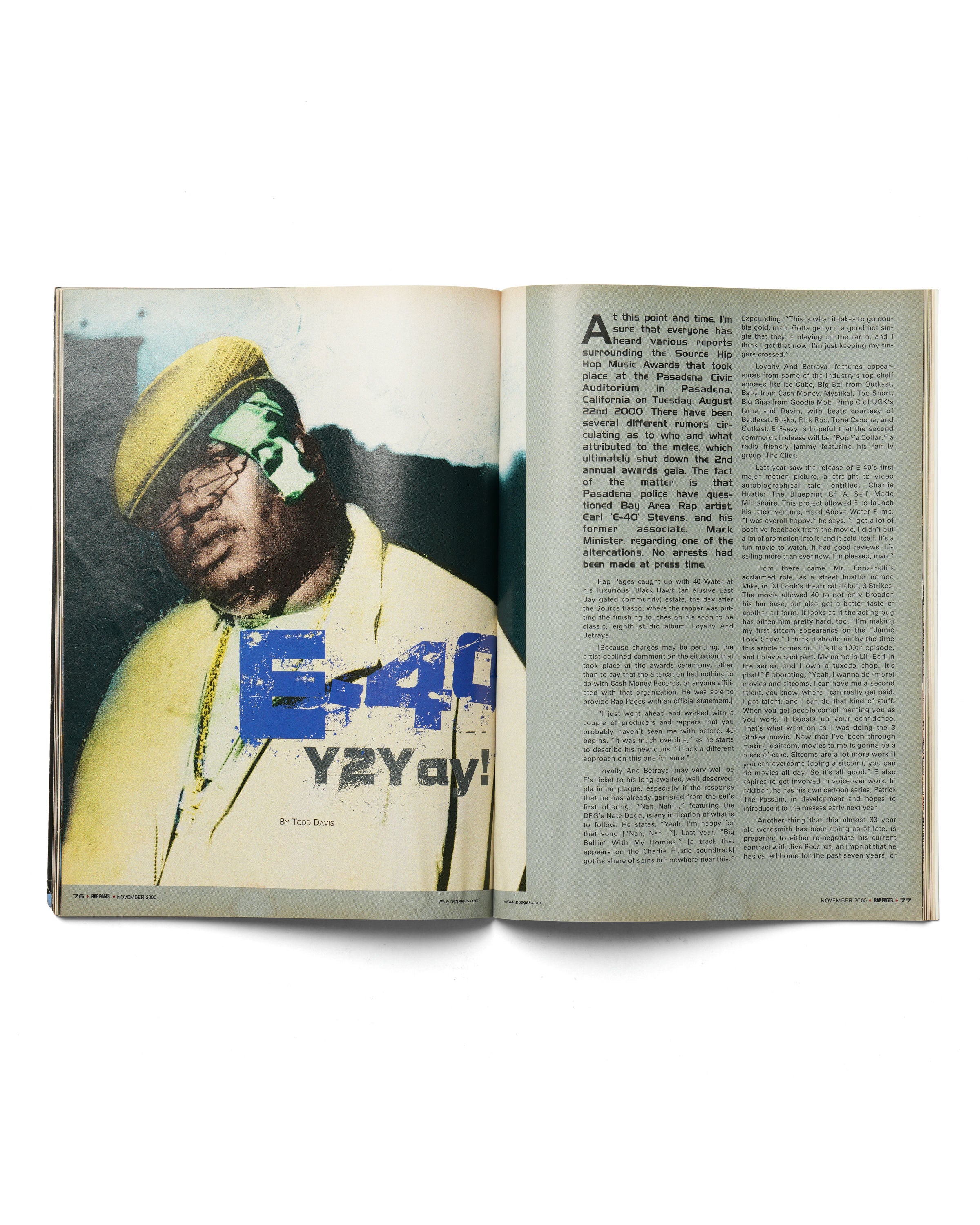 Rap Pages - November 2000 - Insert