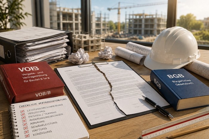 Fehler bei der Vertragsgestaltung nach VOB und BGB