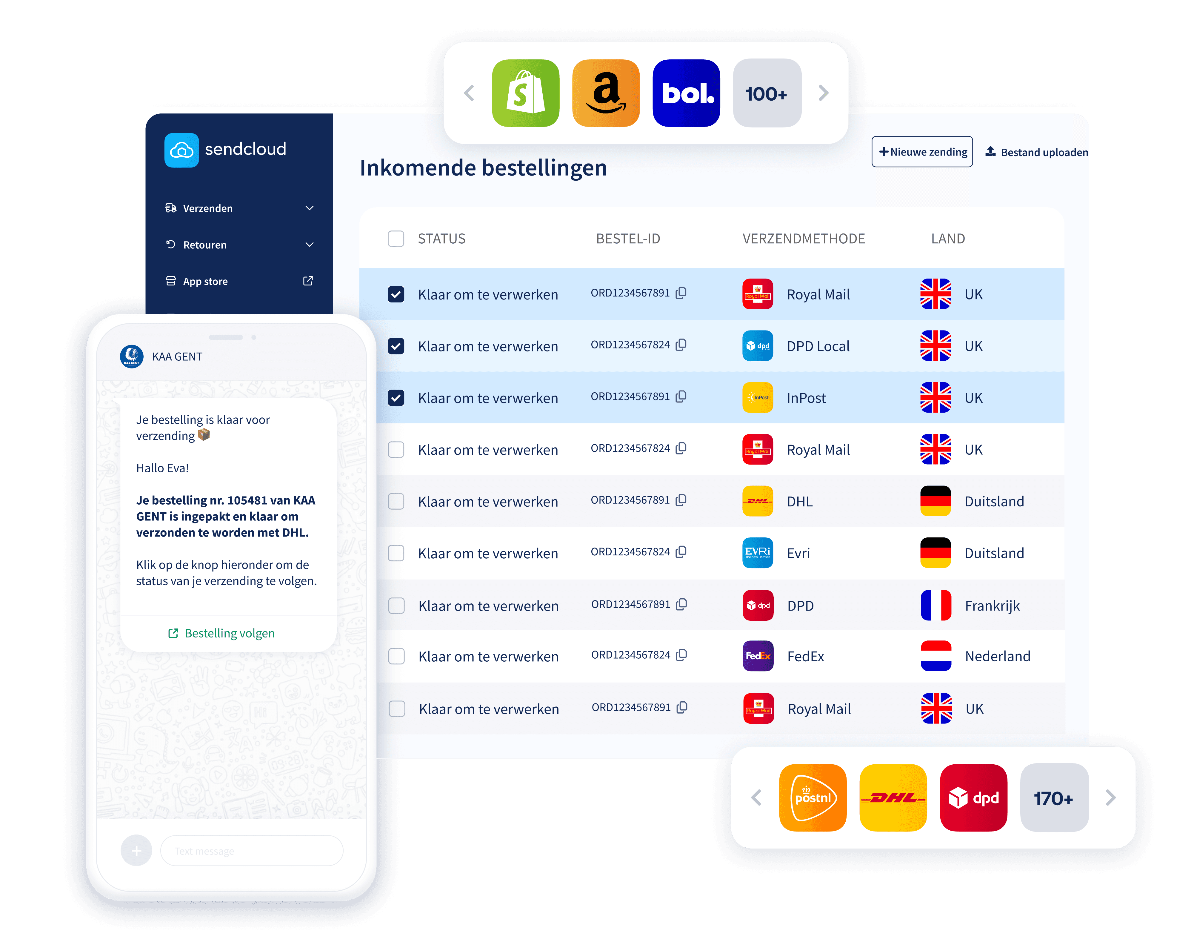 sendcloud verzendplatform