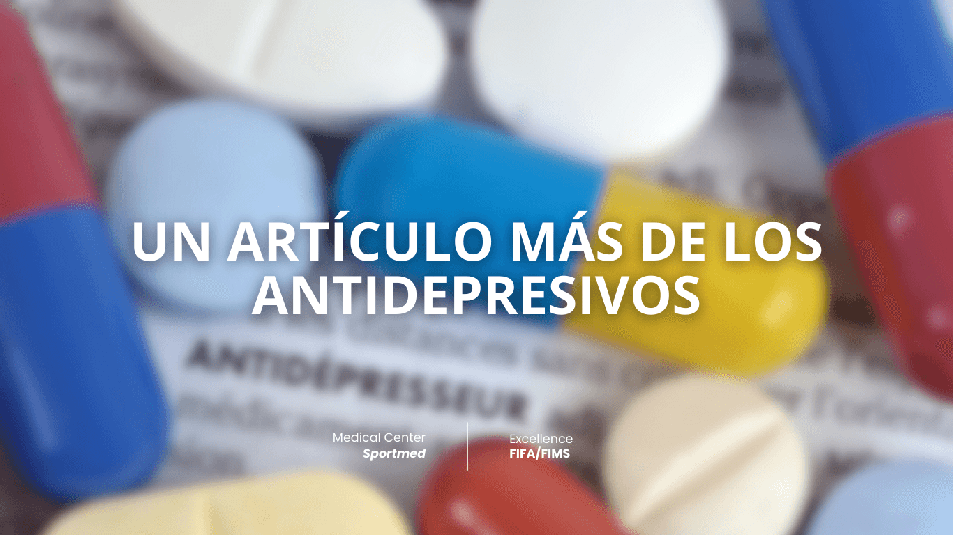 Un artículo más de los antidepresivos