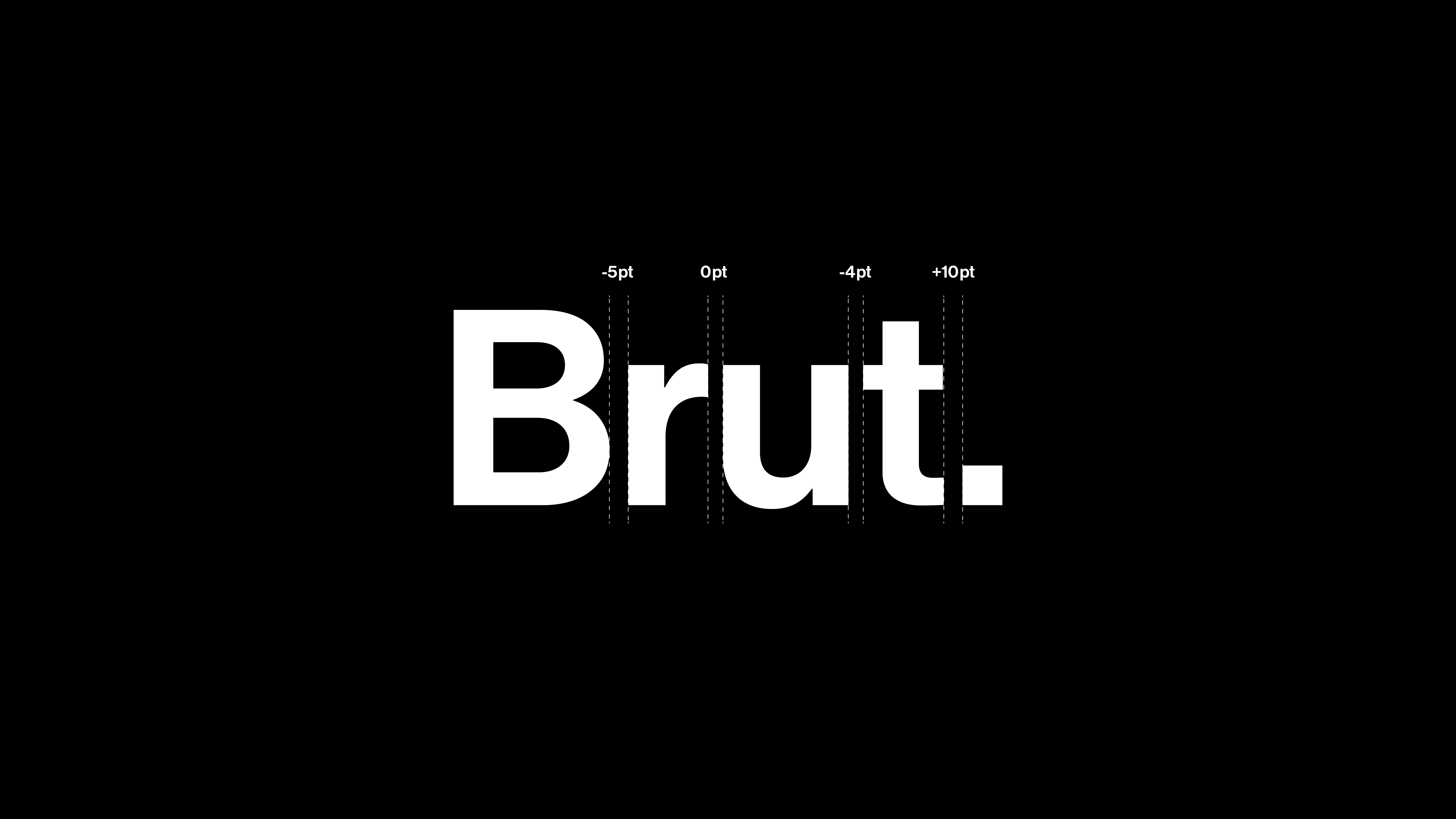 Brut Logo space