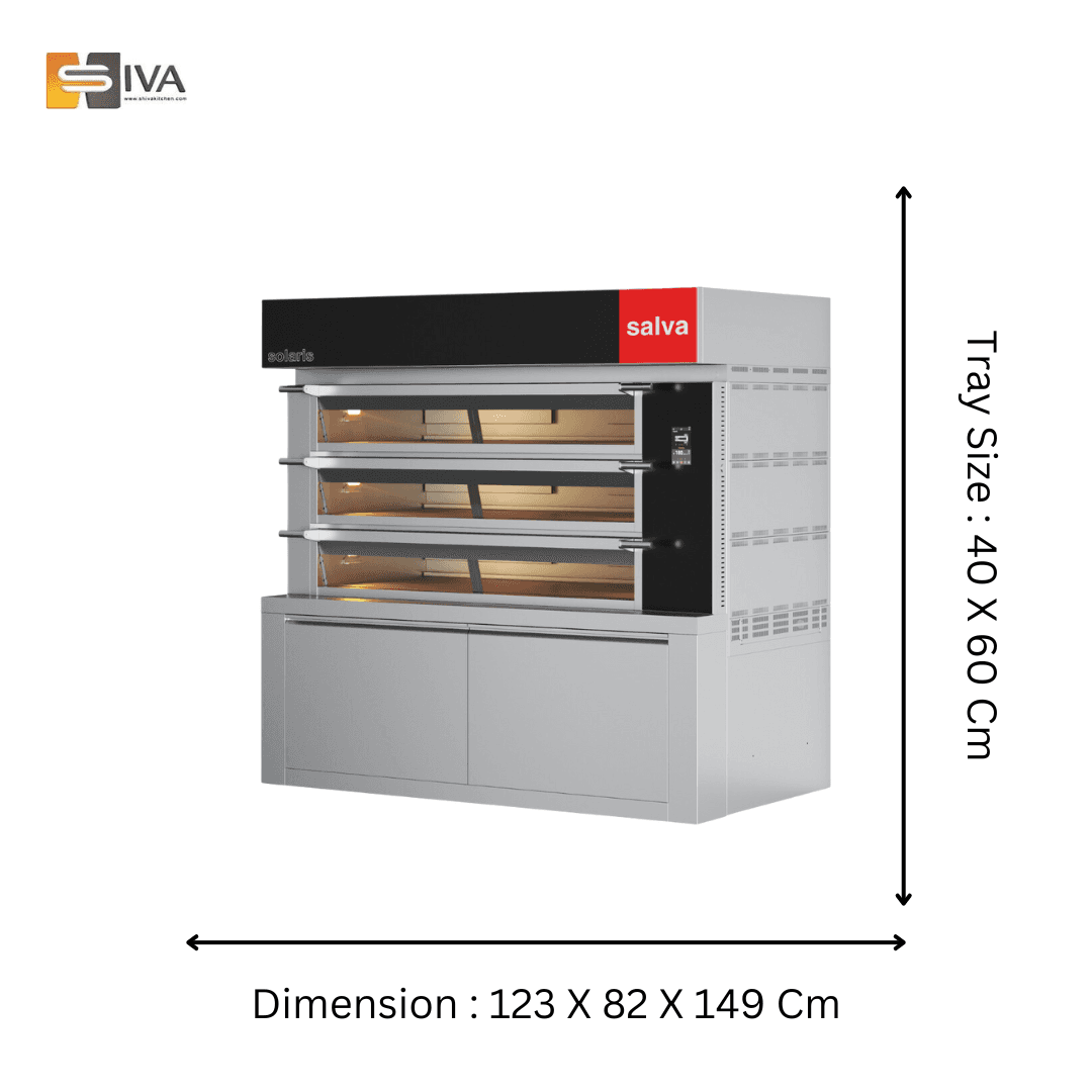 3 Deck Baking Oven (Salva)