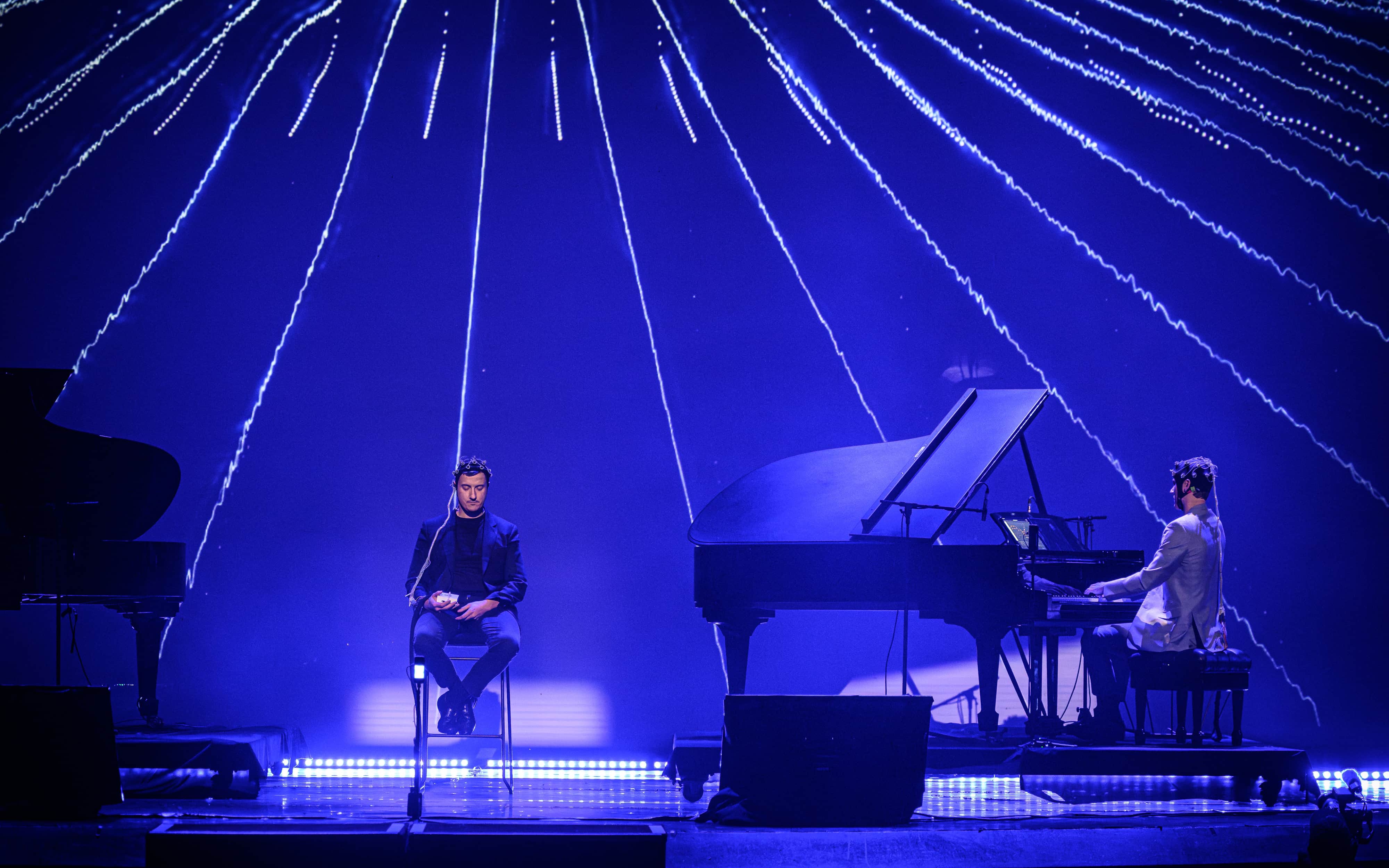 Live visuals from Echoes of Eternity, an immersive performance created by RenaiXance with Steinway & Sons in Paris.