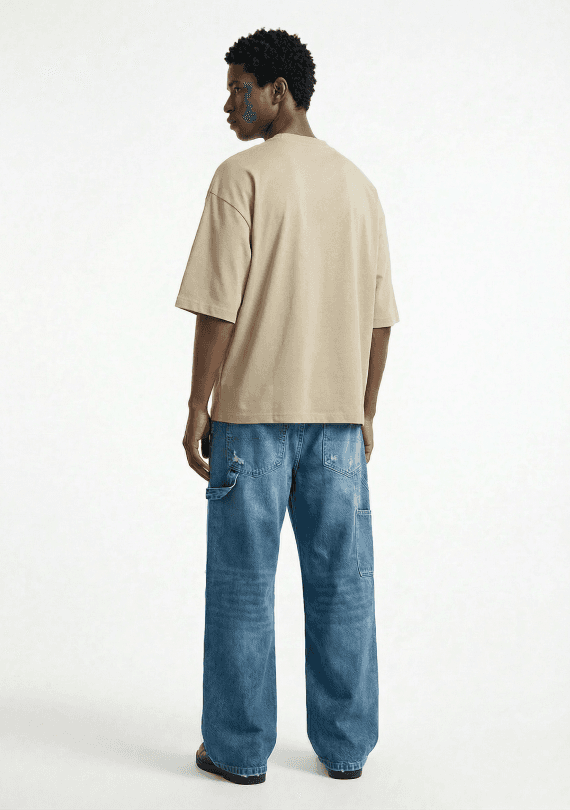 Essential Sand Oversized T-Shirt