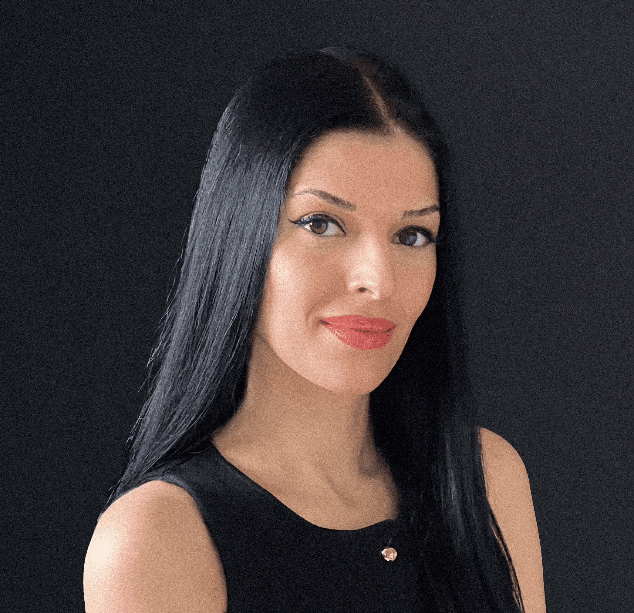 a woman smiling for the camera