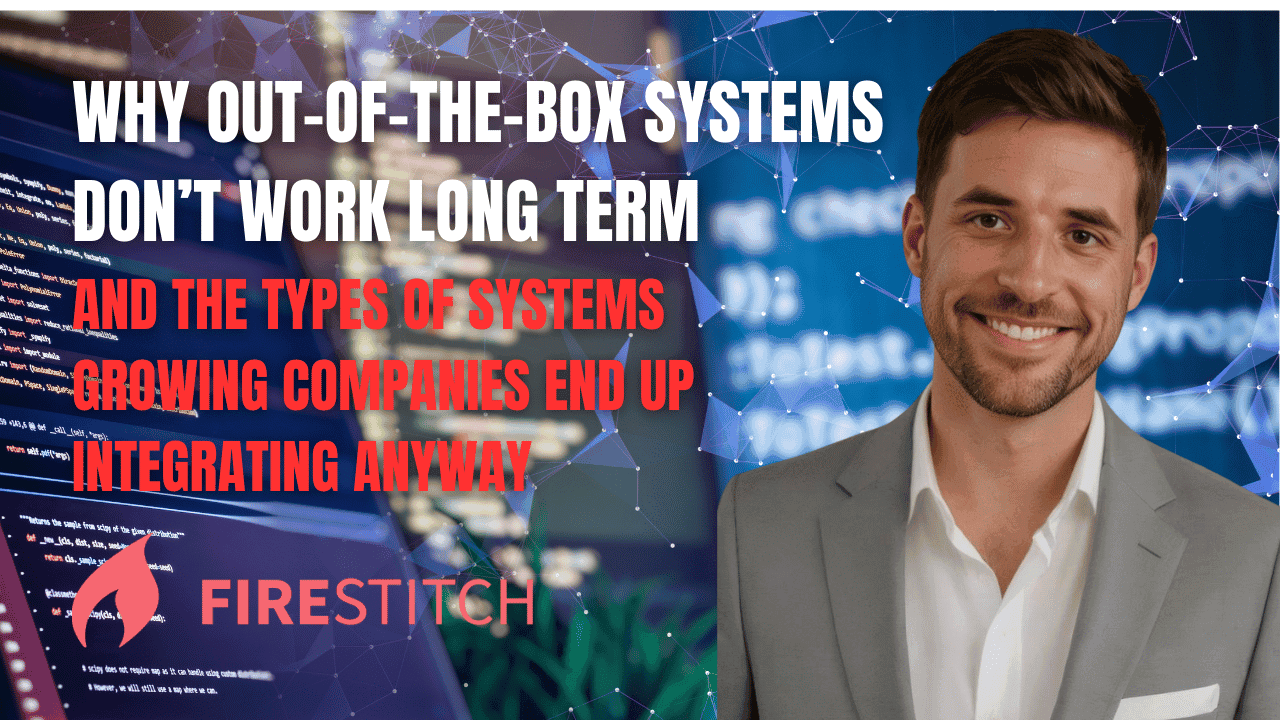 FireStitch blog cover on APIs as the backbone of modern systems and scalable systems integration