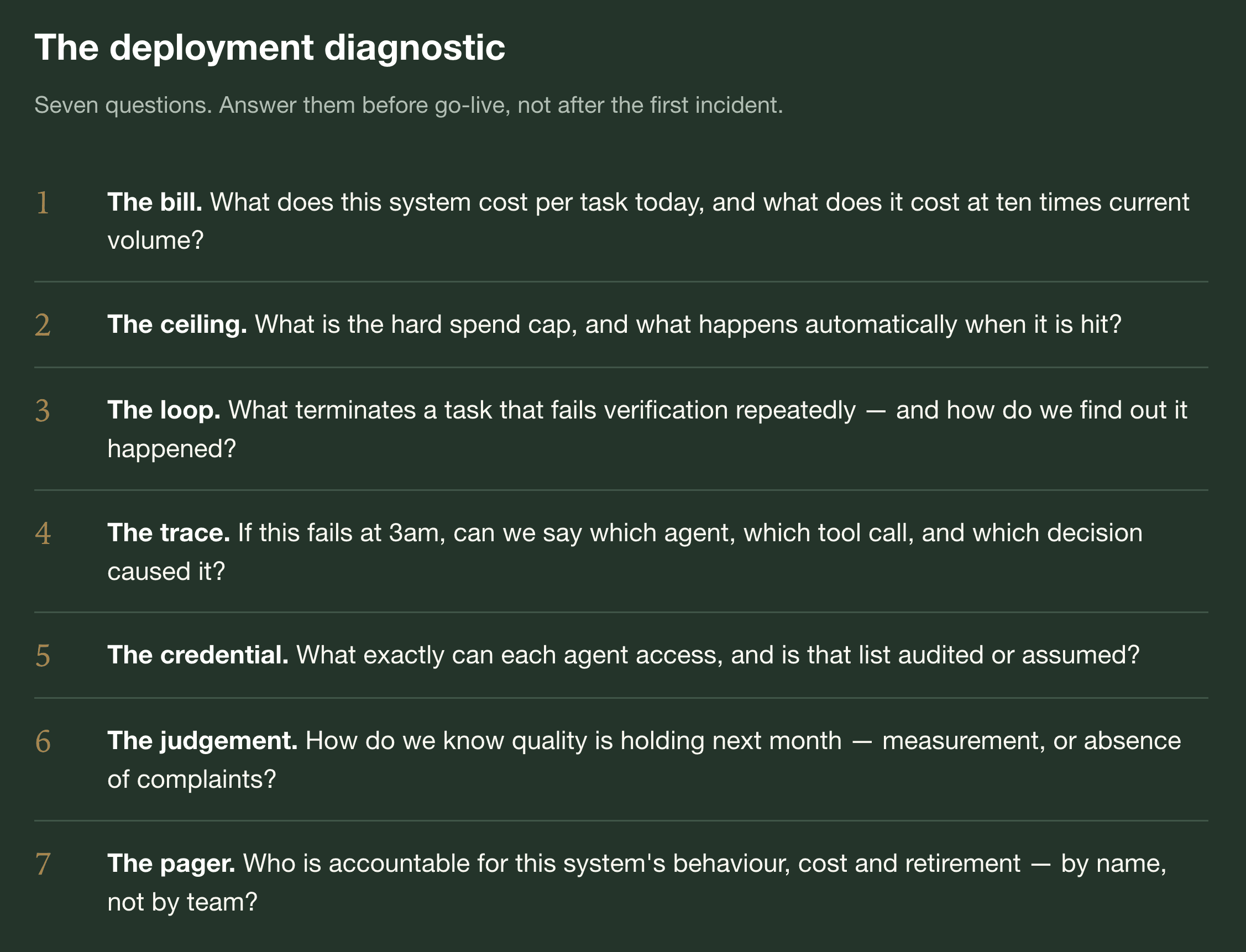 Agentic AI Multi-Agent Architecture Series - Part Two: Deployment at Scale - The Agentics