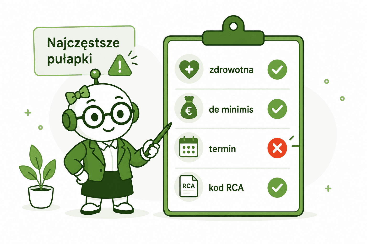 najczęstsze pułapki przy wakacjach składkowych ZUS ilustracja