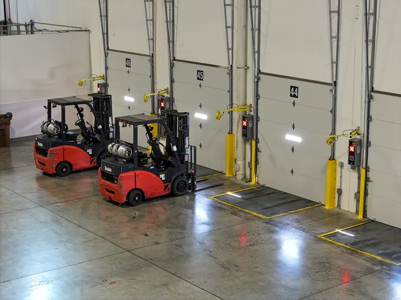 Axis Warehouse Interior with Dock Doors