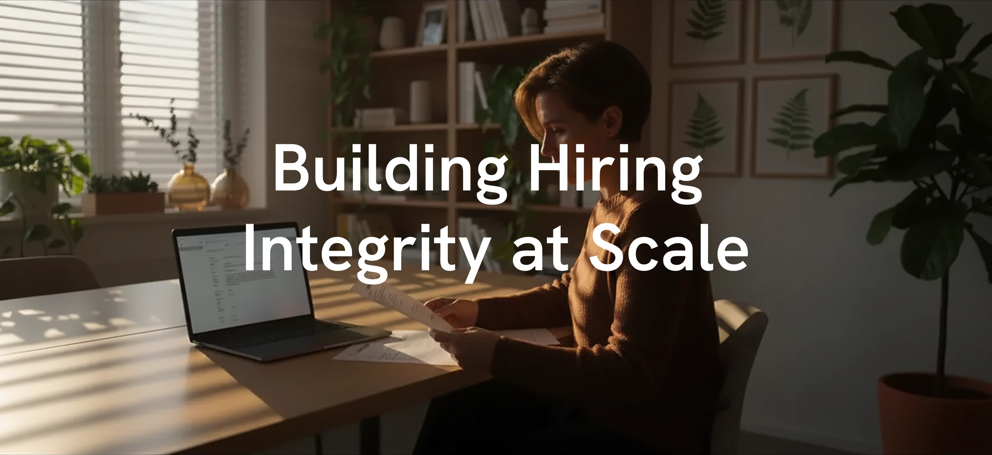 Building Hiring Integrity at Scale