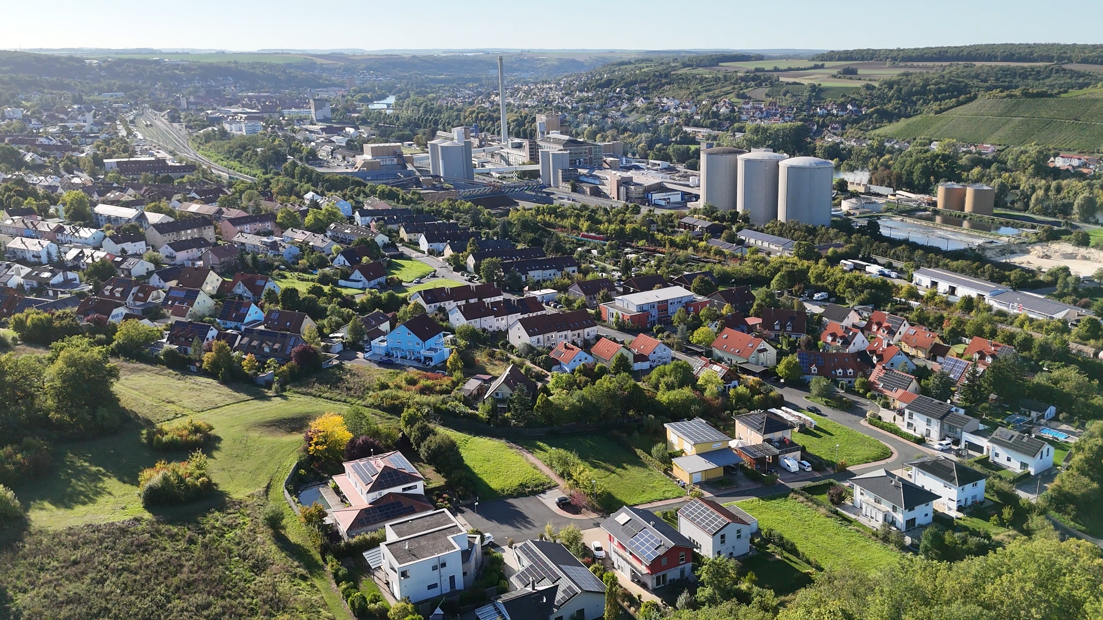 Luftaufnahme von Ochsenfurt