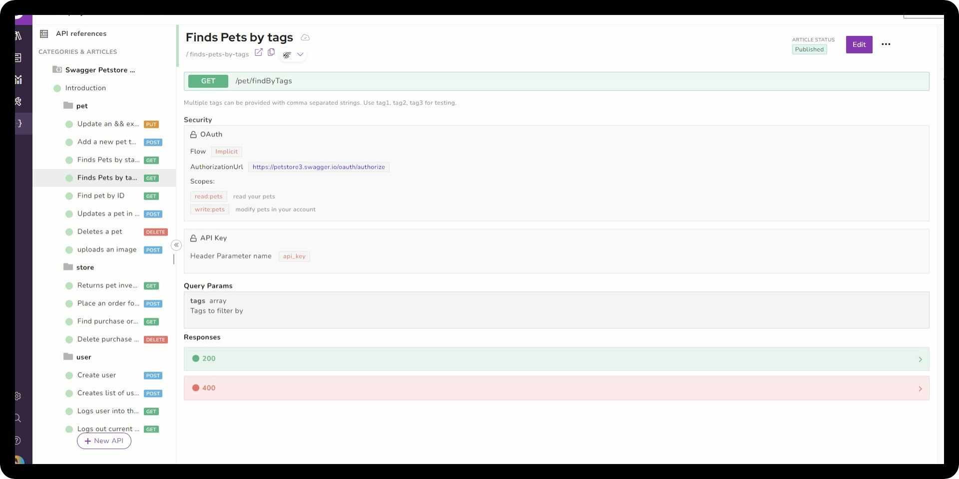 Documentation360 Dashboard