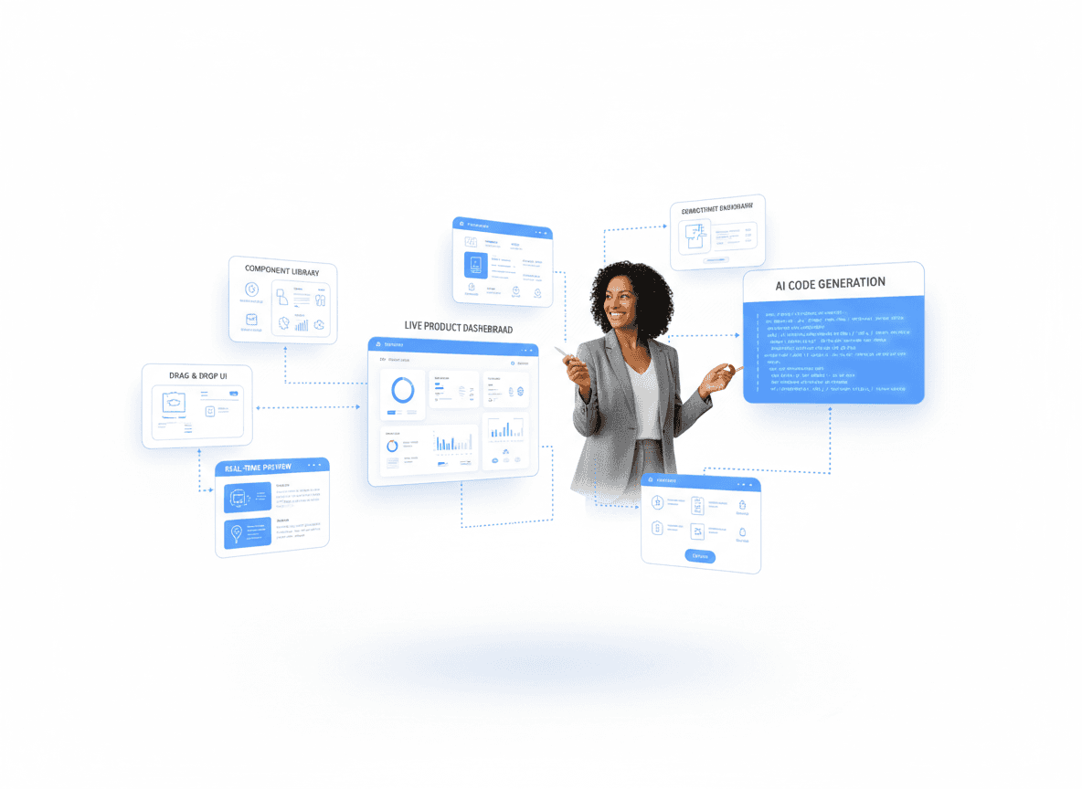 AI-enhanced frontend development accelerating SaaS product delivery using automated component generation and code scaffolding