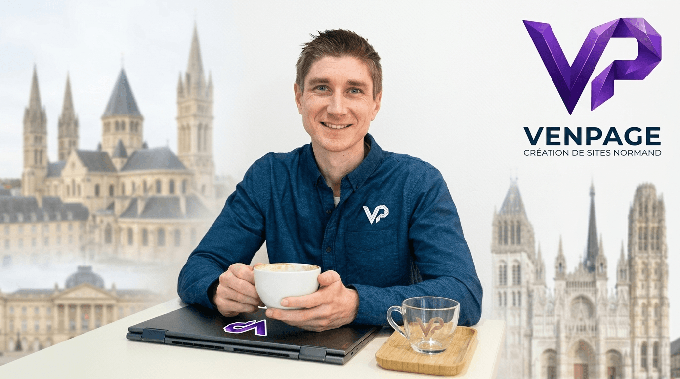 Venceslas, votre webmaster expert local à Honfleur, Normandie, prêt à booster votre site web.