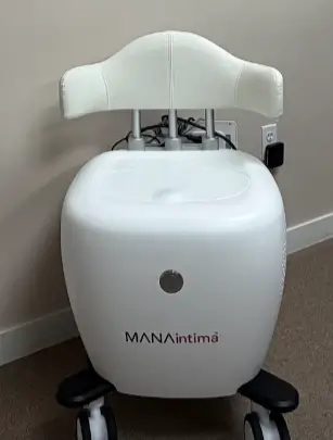 MANA Intima medical treatment chair device in clinic.