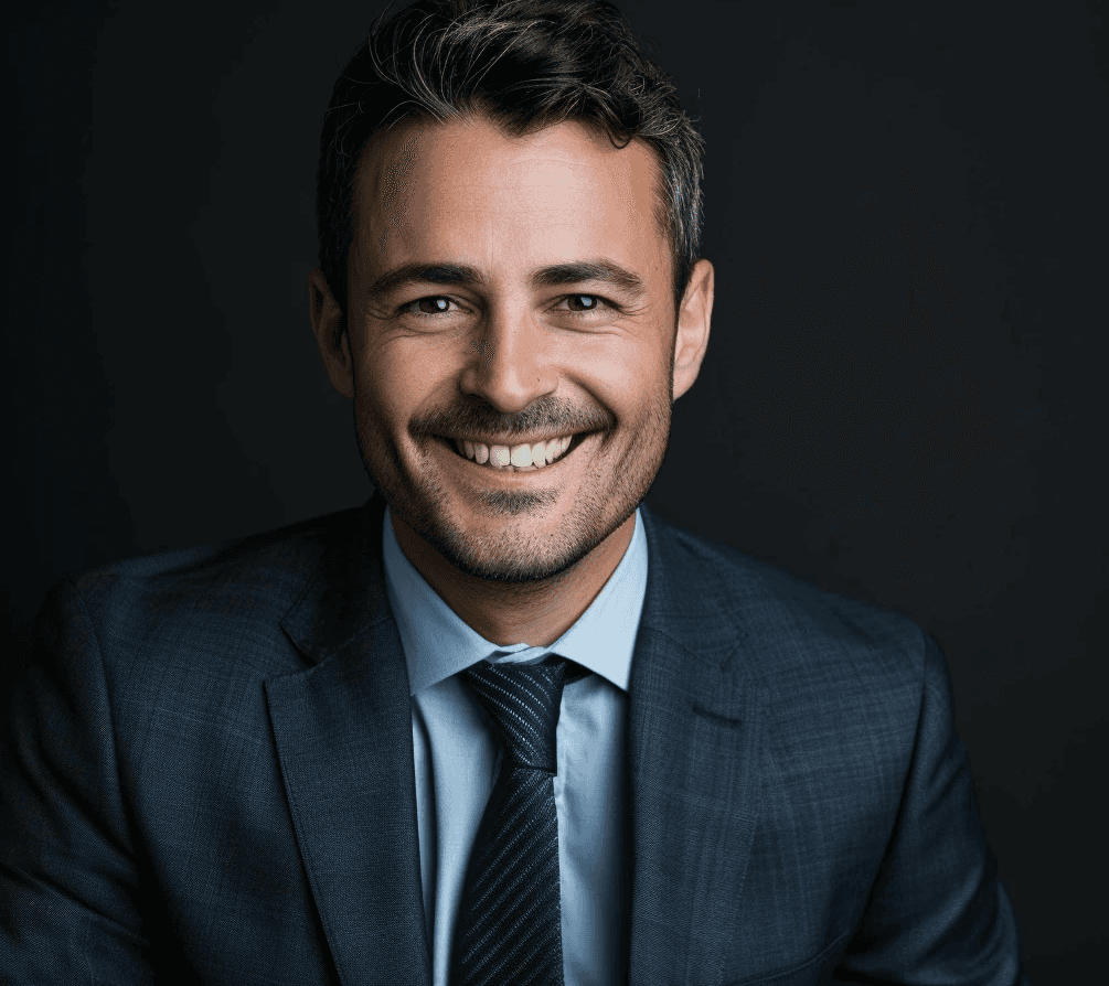 Portrait of a smiling man called David Williams