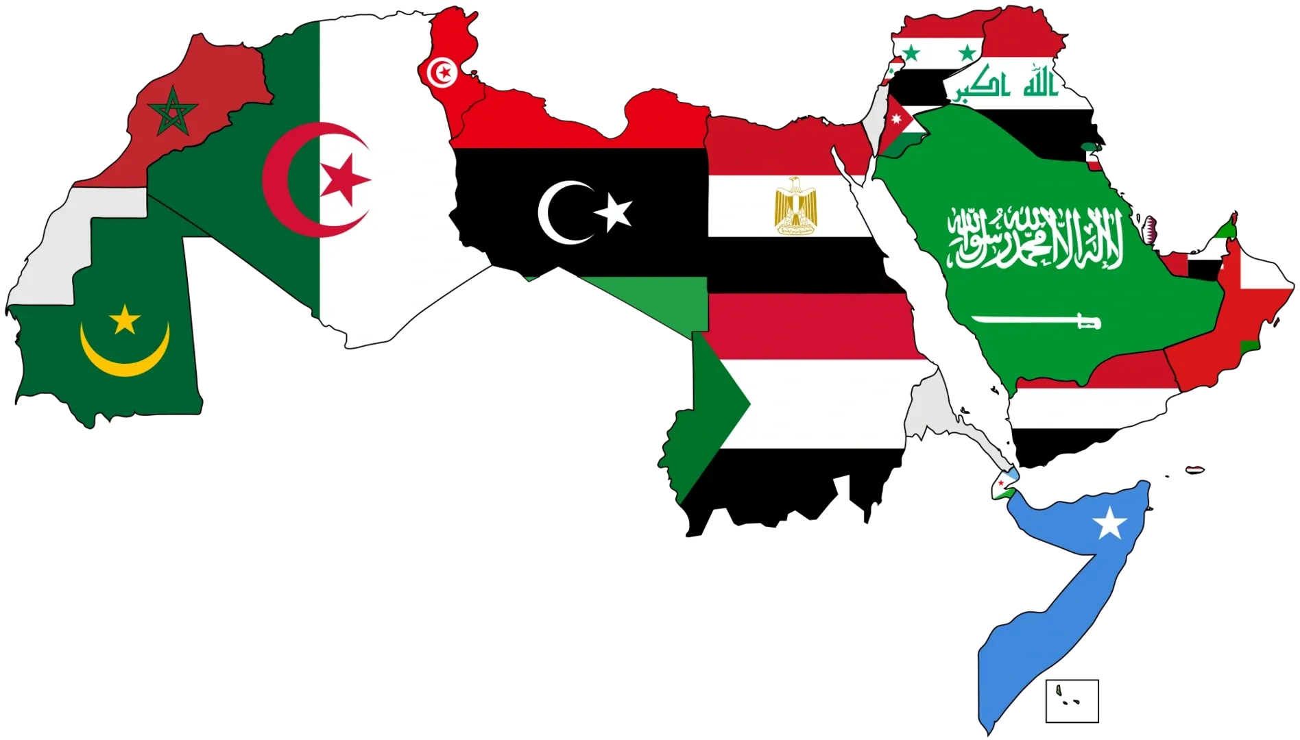 An Arab Map - What Countries Speak Arabic 