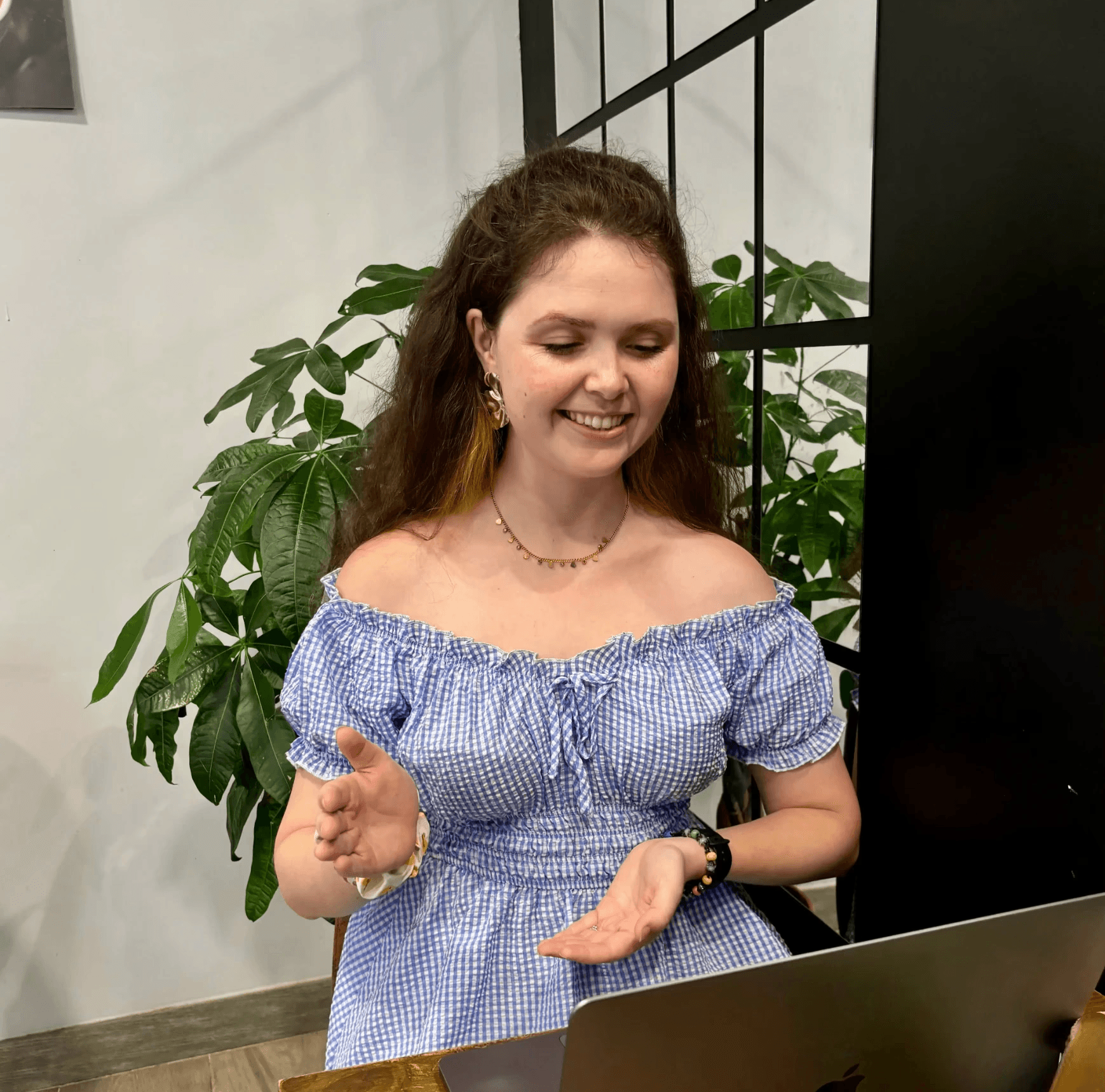 Nutricionista en consulta