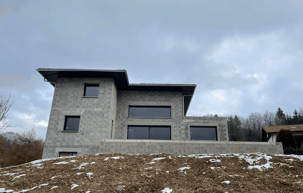 Villa de luxe en construction