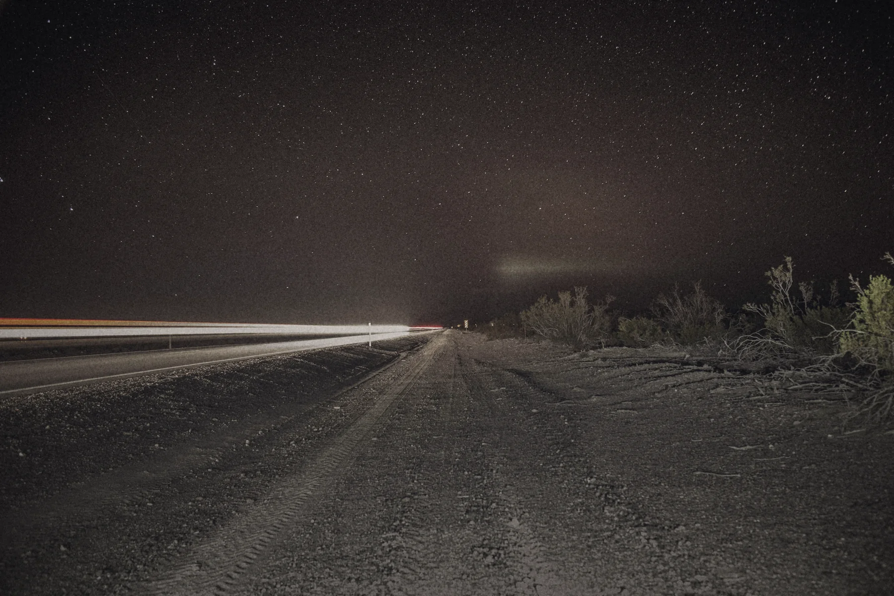 Night road, 1:12 a.m.