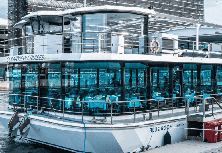 Yacht on water