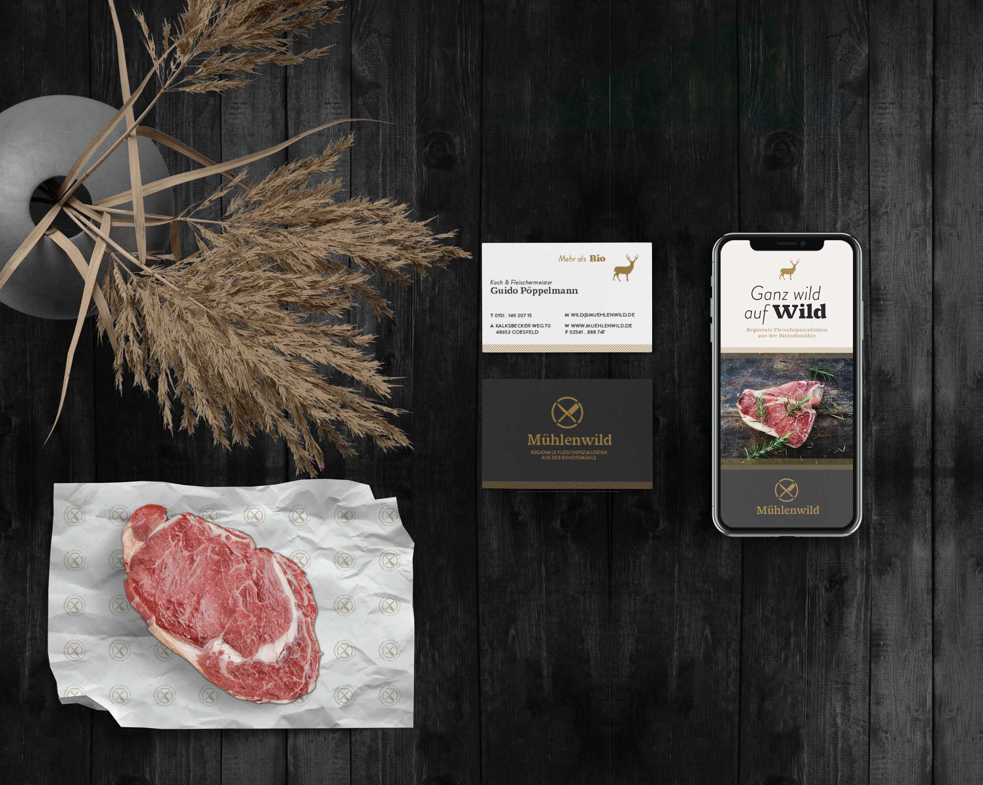 Verpackungsdesign für Mühlenwild – traditionell inspiriert und modern umgesetzt