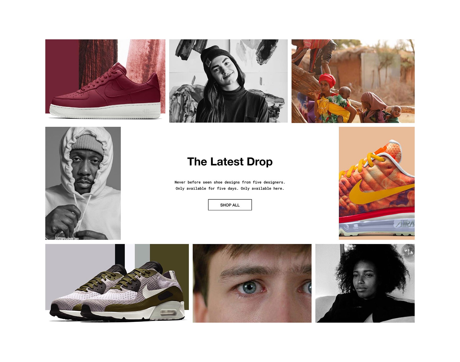 Sneaker-Lab landing page
