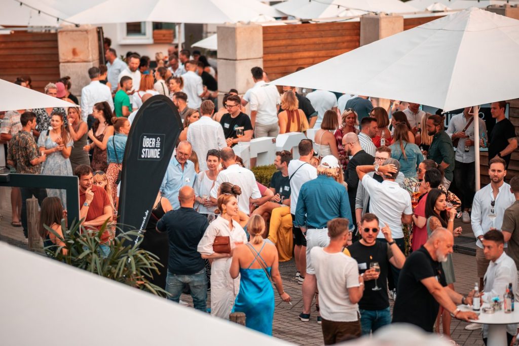 DJ playing in a club