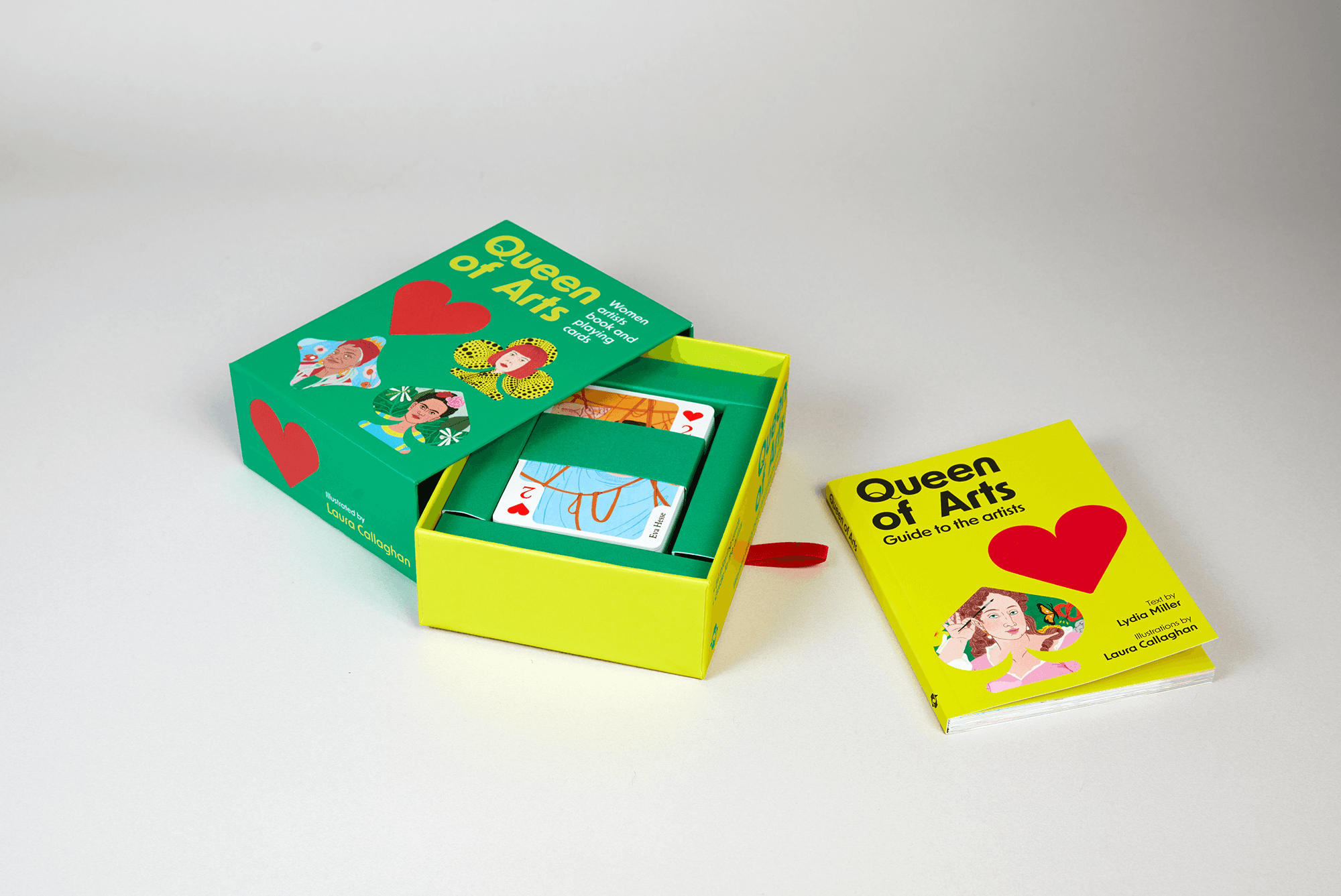 Colorful packaging design for Thames & Hudson’s Gift Lab card game illustrated box, showcasing art direction and vibrant visuals.