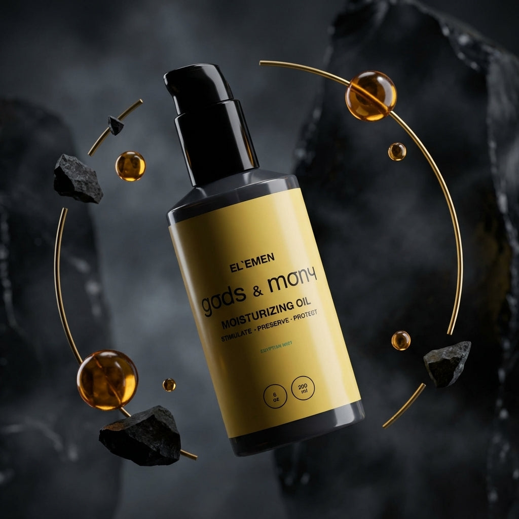 Men's face oil — clean natural facial oil for men