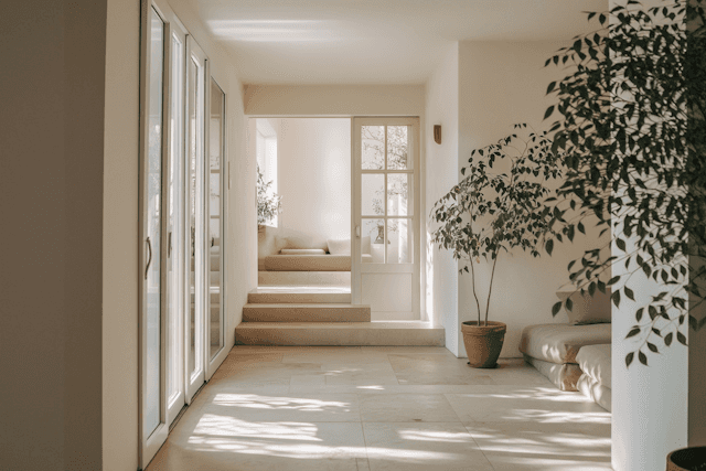 Minimal interior scene